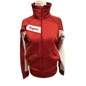 Women's Small Washington State Cougars Columbia Embroidered Jacket Red And White